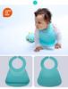 Babero de Silicona 3D a Prueba de Fugas 'Make My Day' para Bebé