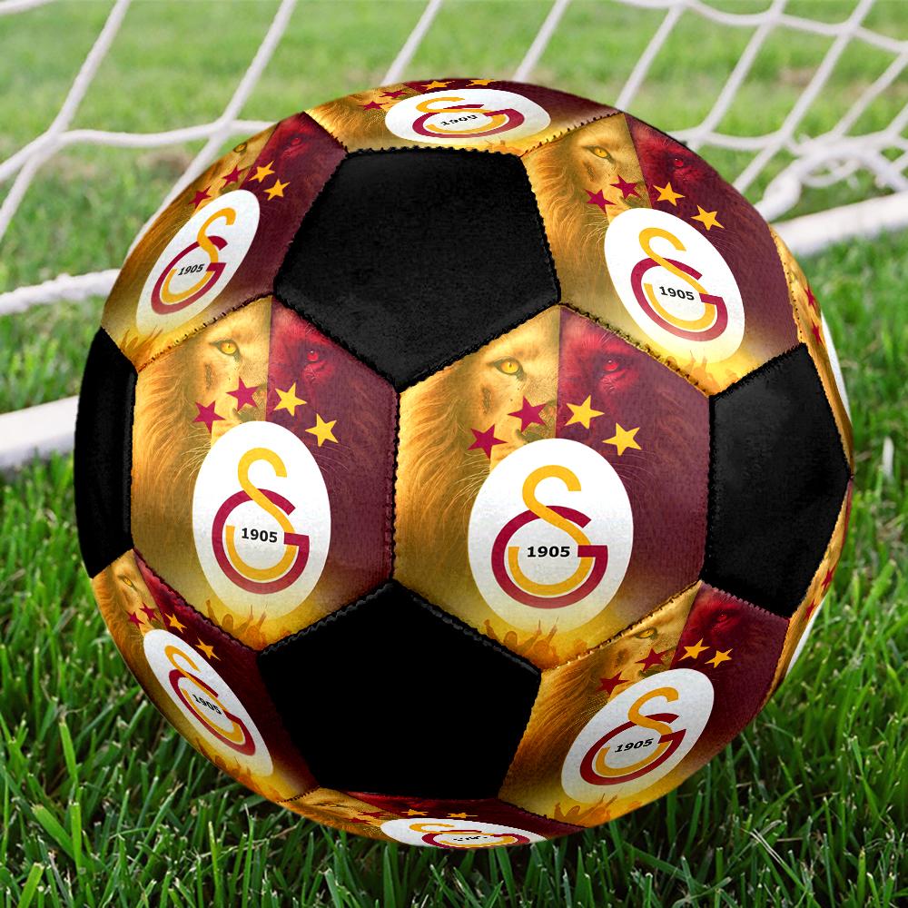 Galatasaray Indoor Soccer Ball Colorful Machine Stitched PVC Size 5 Team Training Competition Ready Durable High-Bounce Cool Sports Gift