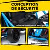 Electric Go-Kart for Children, 2 x 24V Motors, Drift Mode, 13 km/h, 119 x 77 x 54 cm, Blue