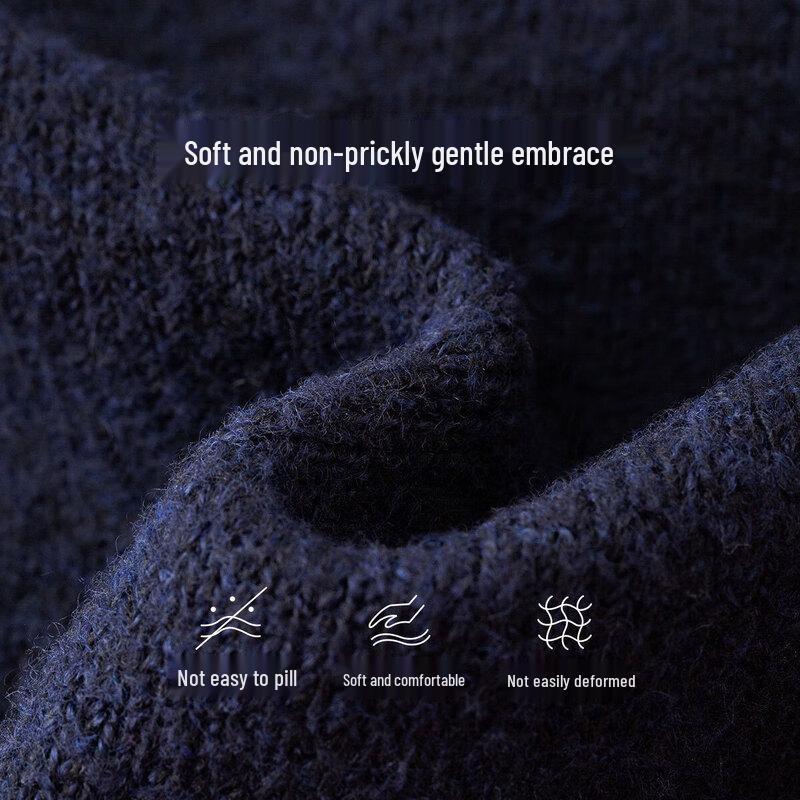 INMAN Women's Wool Blend Retro Pullover Sweater