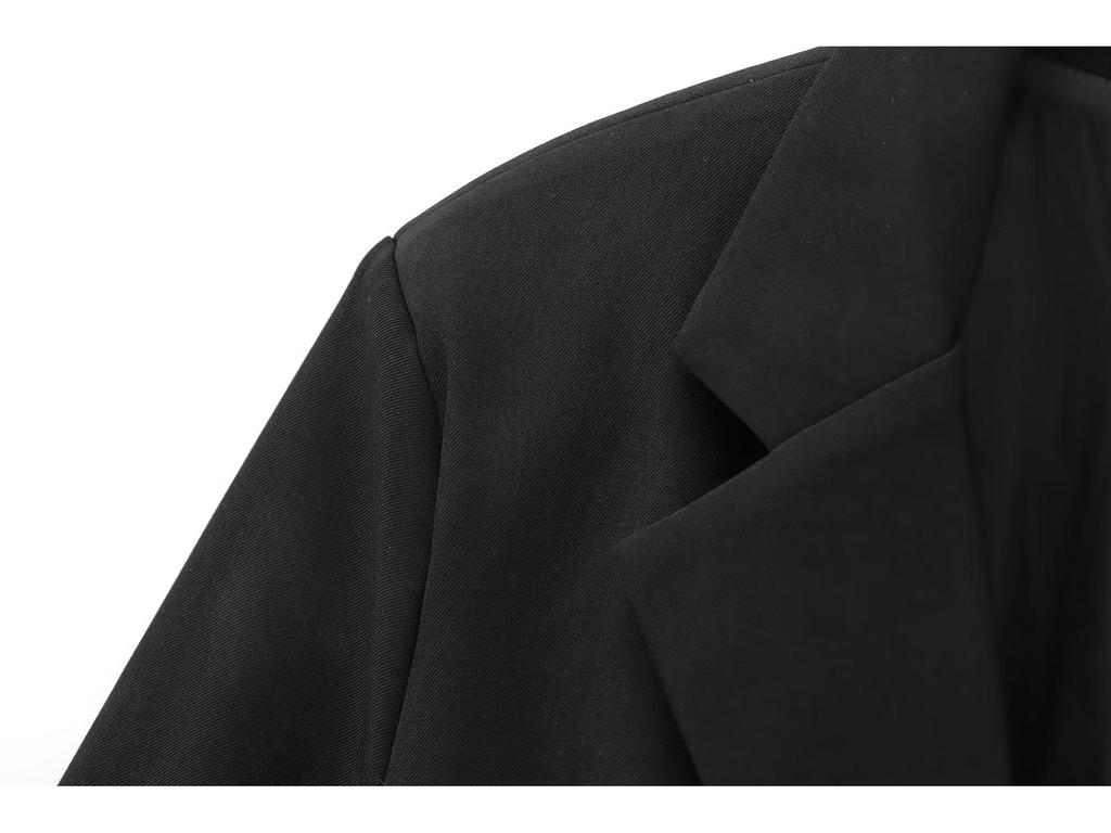 2024 Autumn Women's European & American Lapel Suit Jacket with Casual Long Pants