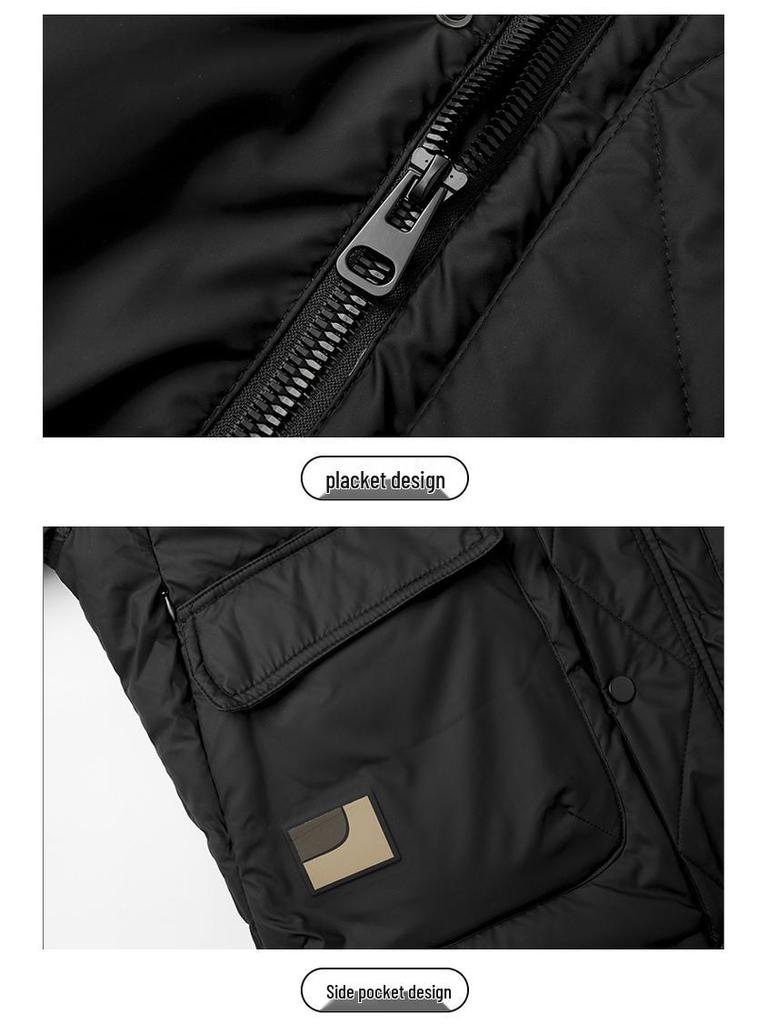 Winter 2024 Men's Fashion Hooded White Duck Down Jacket for Couples