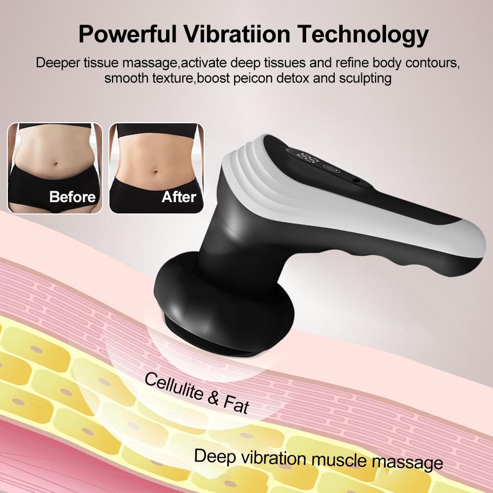 Electric Body Sculpting Machine Cellulite Massager Body Massage Machine Electric Muscle Massager Body Shaping Fat Burner Reducer