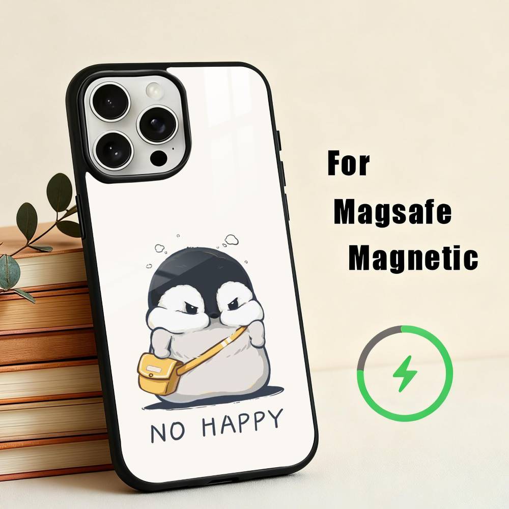 C-Cartoon-N P-Penguin   Phone Case For iPhone 17,16,15,14,13,12,Plus,Pro,Max for Magsafe Magnetic Wireless Charging