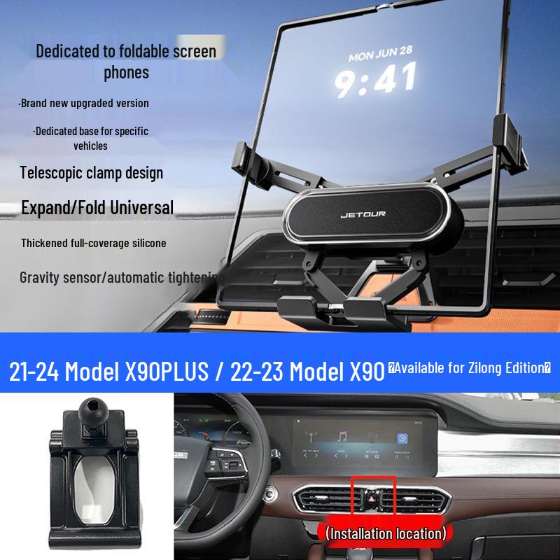Foldable Phone Holder for Jetour X95/X90/X70/X70PRO/X90PLUS Air Vent