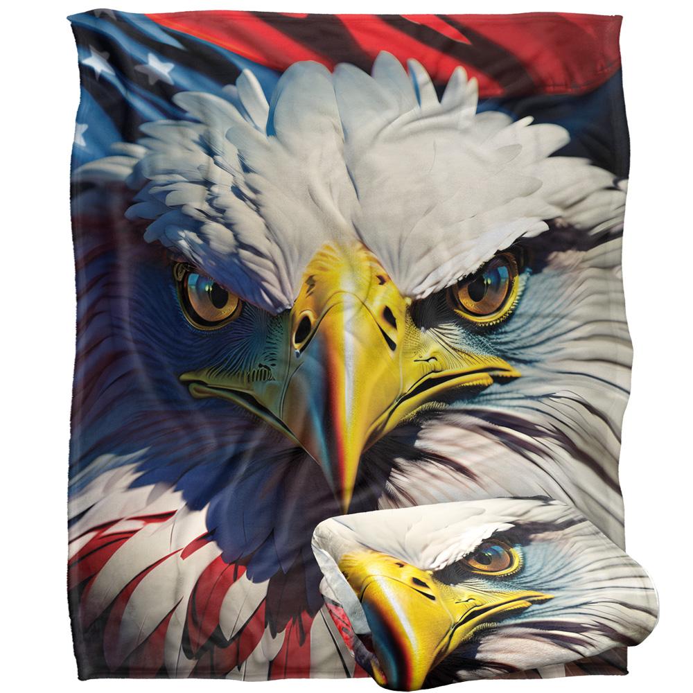 JQ Licensing James Piazza Silky Eagle Supersoft Blanket