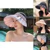 Summer Wide Brim Sun Hat With Foldable Design For Women Outdoor Sun Protection