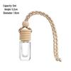 Transparent Car Vent Air Freshener Bottle with Lanyard - Essential Oil Diffuser & Rearview Mirror Pendant