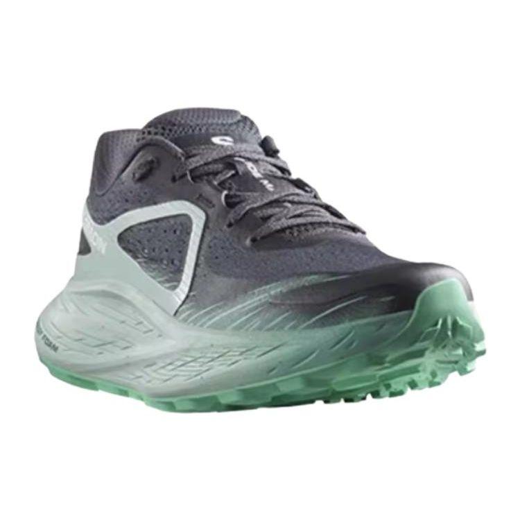 Salomon Glide Max Tr Cool Comfortable Non-Slip Durable Low-Top Running Shoes Women Running Shoes Black Green 473175