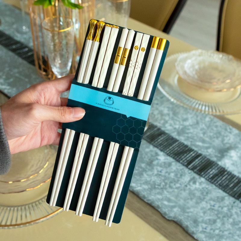 

Новые белые палочки для еды из стекловолокна, многоразовые, 5/6/8/10 пар, мультистильный набор палочек для еды, палочки для еды, мультиупаковка, необычные палочки для еды, анти-Sk 5Pair Mix