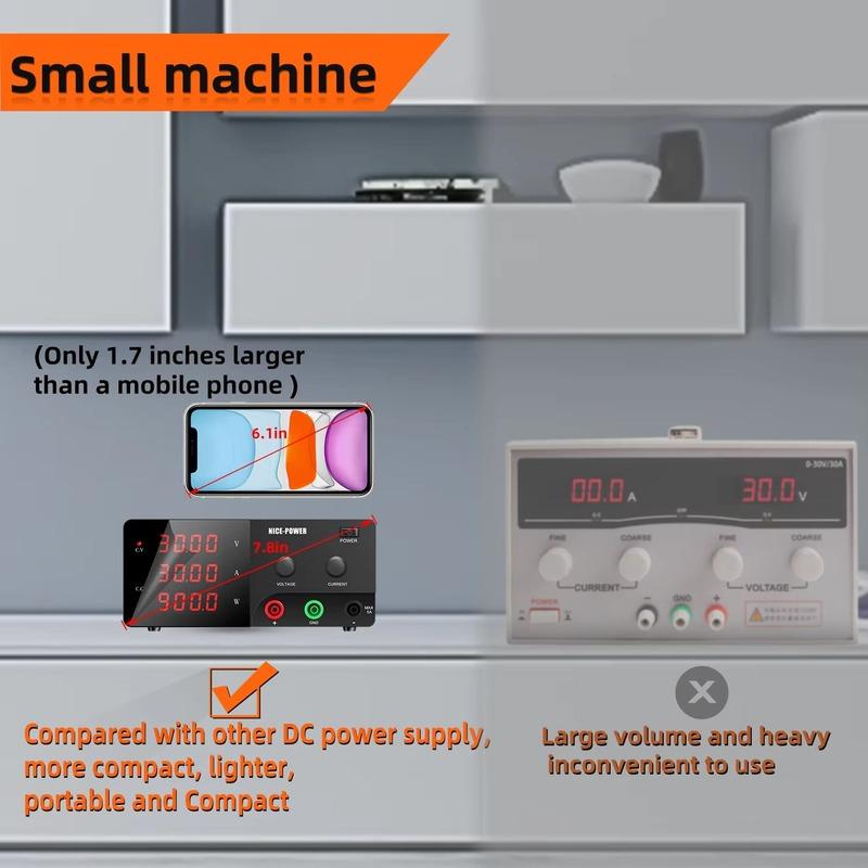 New DC Stabilized Power Supply 30V 30A Adjustable Bench Source Laboratory Power Supply 30V 20A High-Power Switching Variable 60V 10A