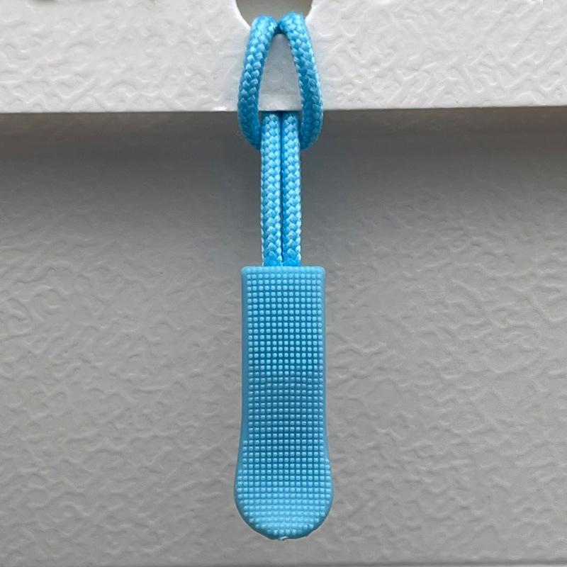 Available: Black Detachable Zipper Pull Lanyard with Silicone Rope.