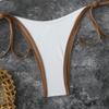 Sexy Multi-color Cross-strap Three-point Split Bikini Beach Swimsuit
