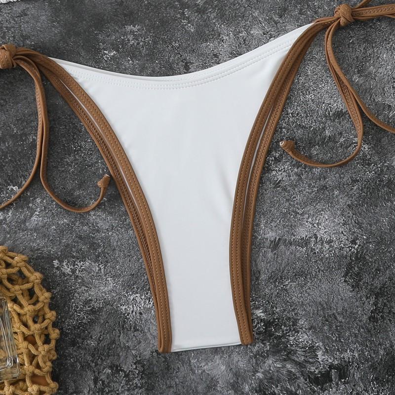 Sexy Multi-color Cross-strap Three-point Split Bikini Beach Swimsuit