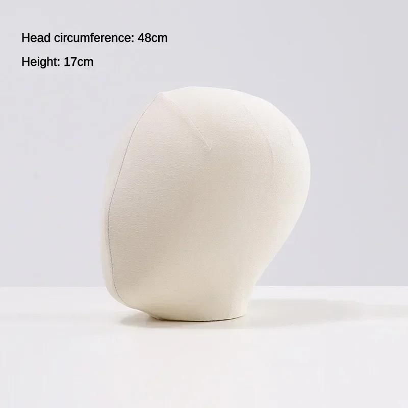 Gold Chrome Kid Model Head for Hat Display in Clothing Stores
