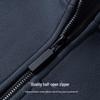 Jeep Men's Fleece Lined Half-Zip Stand Collar Sweatshirt