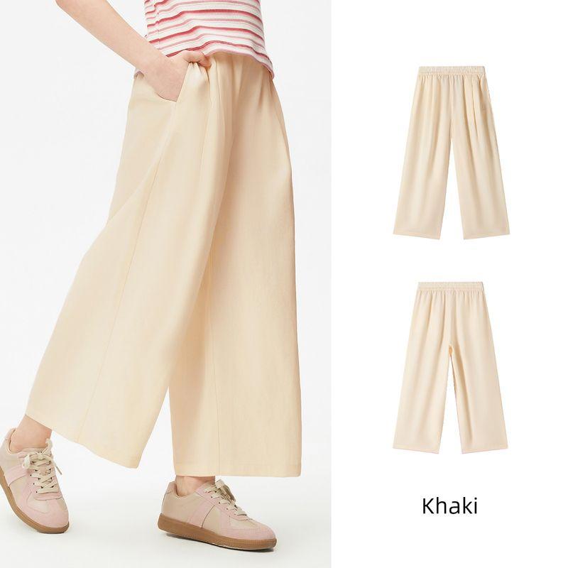 Navigare Italy Girls  Pants 2026 Summer Thin Children s Outdoor Sports Trousers Relaxed Stroll - Khaki 160