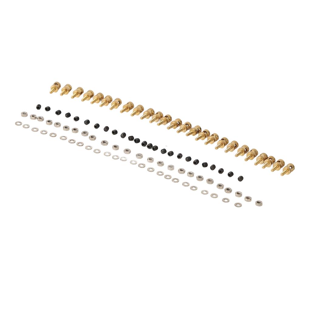Pushrod Linkage Stopper Quick Adjuster RC Push Rod Connector with Screws Nuts Gaskets for Model Boat Airplane Helicopter