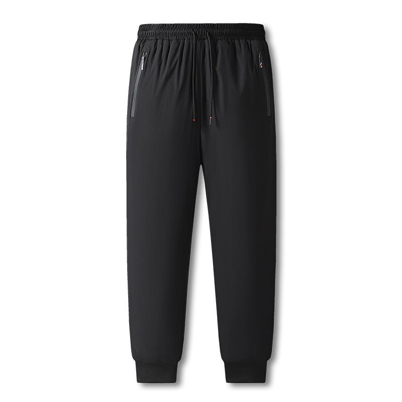 Winter New Style Sherpa Casual Pants Men's Cotton Pants Loose Large Size Thickened Velvet Trousers