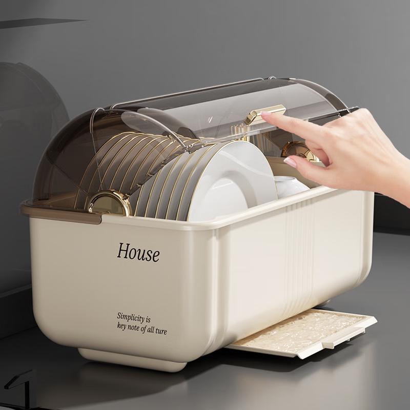 Сушилка для посуду та ящик для зберігання столових приборів