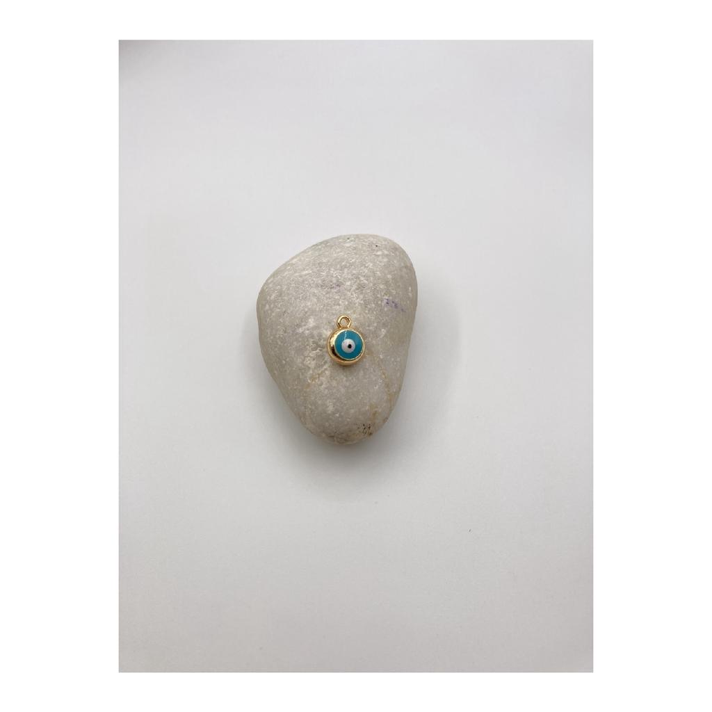 Lacquered Evil Eye Bead Necklace Earring Apparatus