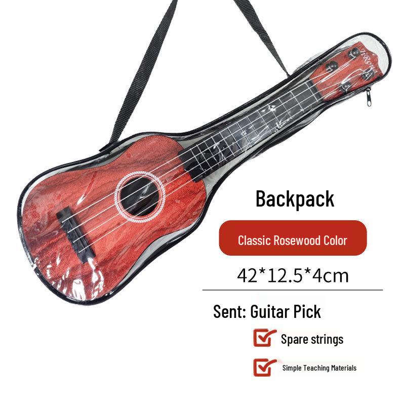 Beginner Ukulele for Students - Stylish, Cute Small Guitar with Monster Design, Ideal for Self-Study