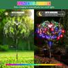 3/4/5PCS LED Solar Firework Light ,Outdoor Waterproof Garden Lights 8 Modes Fairy Lights For Party Pathway Yard DIY Decor