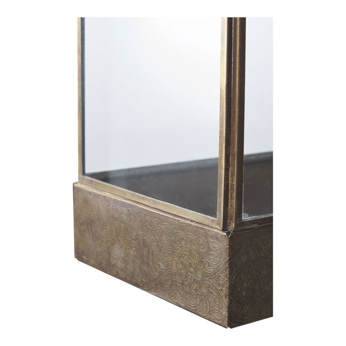 Manali lanterne aspect laiton antique.