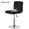 Wasserdichter Barhocker Stuhlbezug Kurze Rückenlehne Büro Drehstuhl Husse Elastischer Sitzbezug für Hotel Bankett Essen