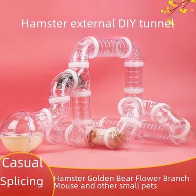 Set Moduli Tunnel Gabbia per Criceto Golden Bear Fai da Te