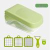 ZISIZ 7-Piece Multifunction Vegetable Slicer and Grater Set