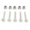 5 Set 19M7834/14M7397 Auger Shear Bolt Shear Bolt Silver Lock Nut Kit Shear Pin Bolts for Deere Equipment Maintenance