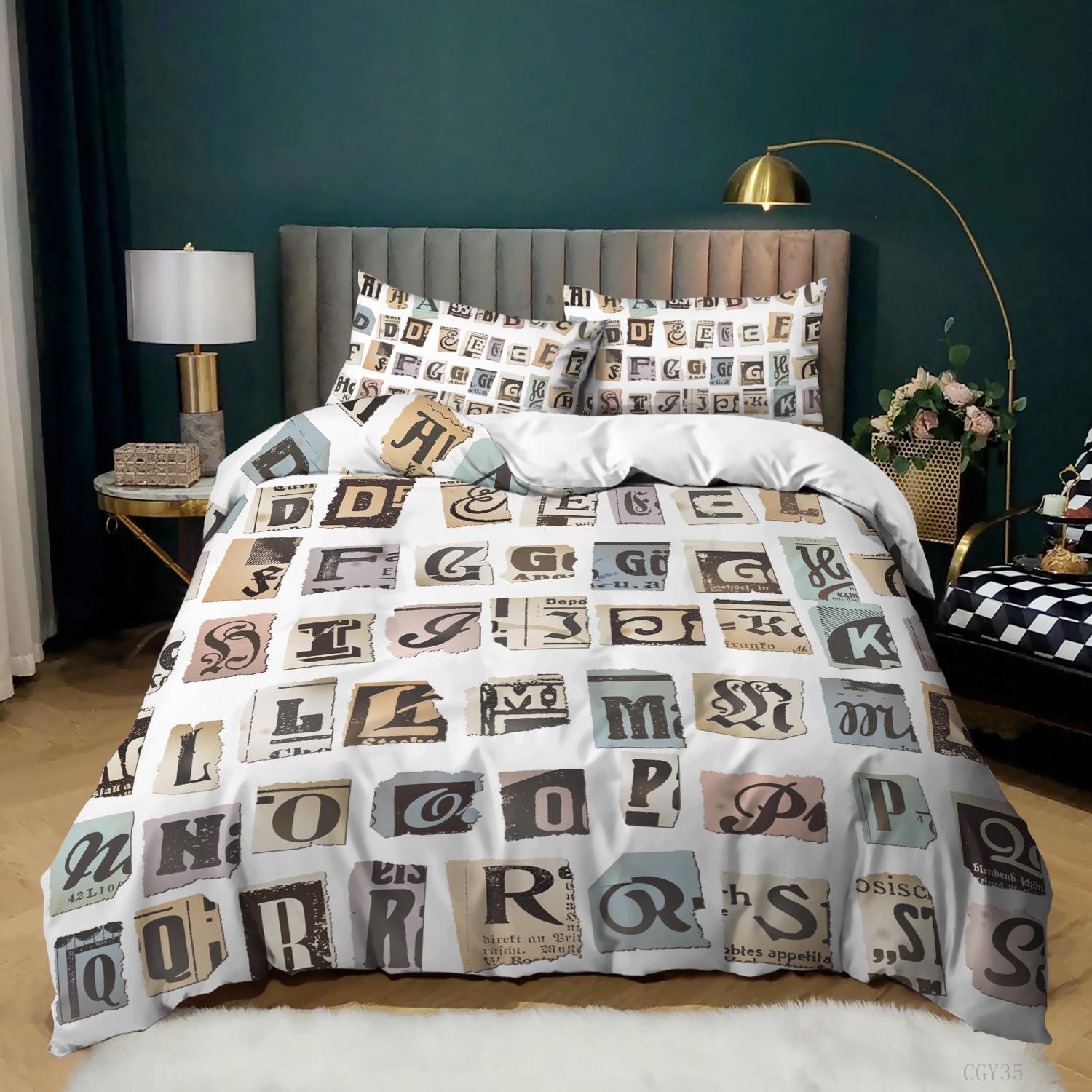 

Kit 3D Digital Printing Magic Gamepad Three-Piece Bedding 135 * 200 (two-piece set) 90g