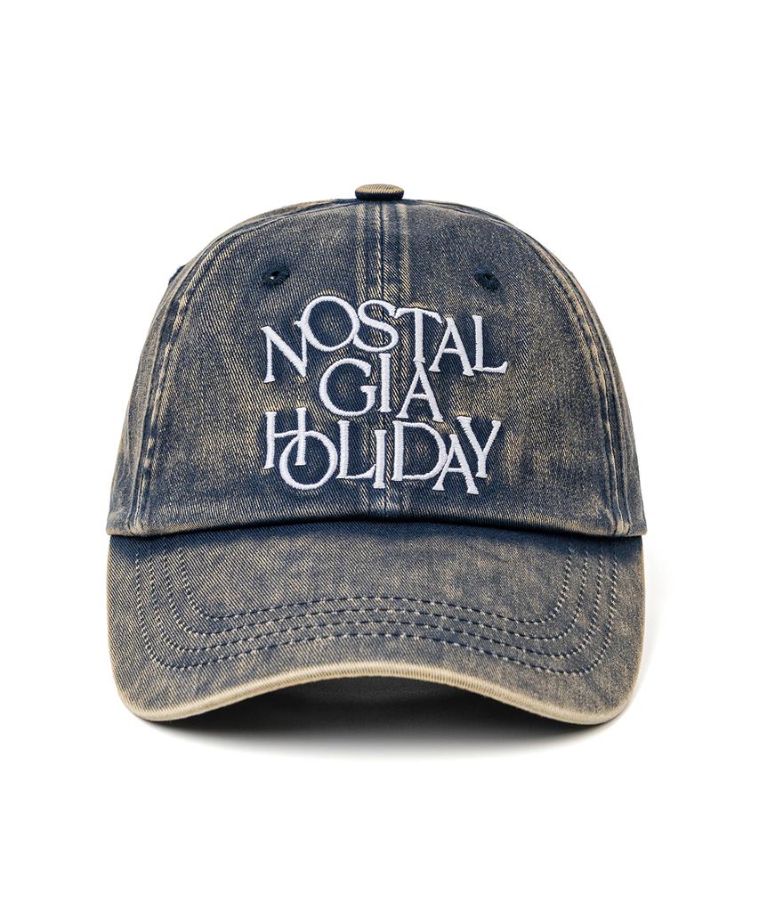 EXPRESSHOLIDAY Nostalgia Washed Ball Cap_Navy