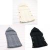 Cozy Newborn Sleeping Bag Baby Infants Knit Crochet Swaddle Wrap For Ultimate Warmth