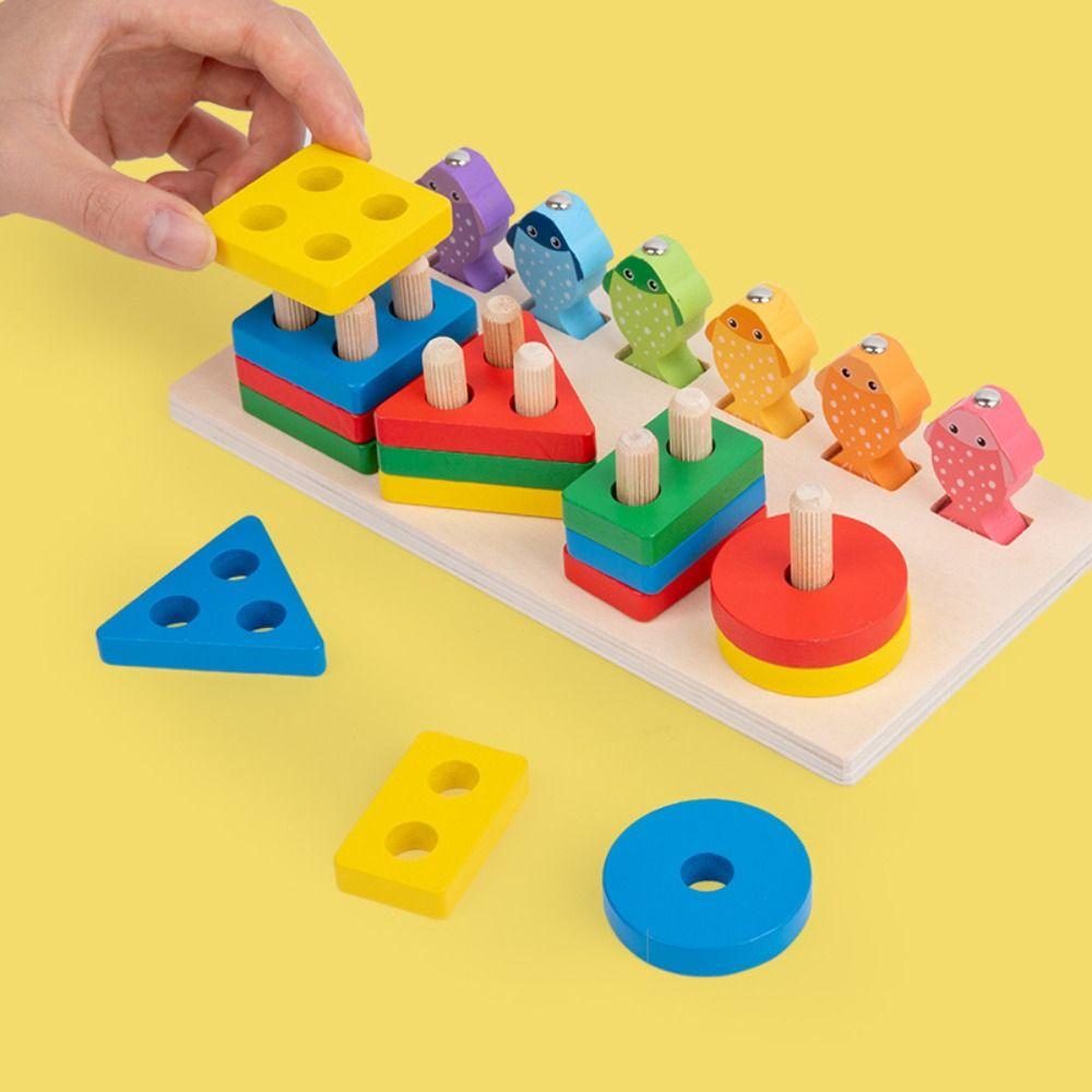 Color Recognition Matching Board Game Early Education Magnetic Fishing  Puzzle Toys  Learn Math