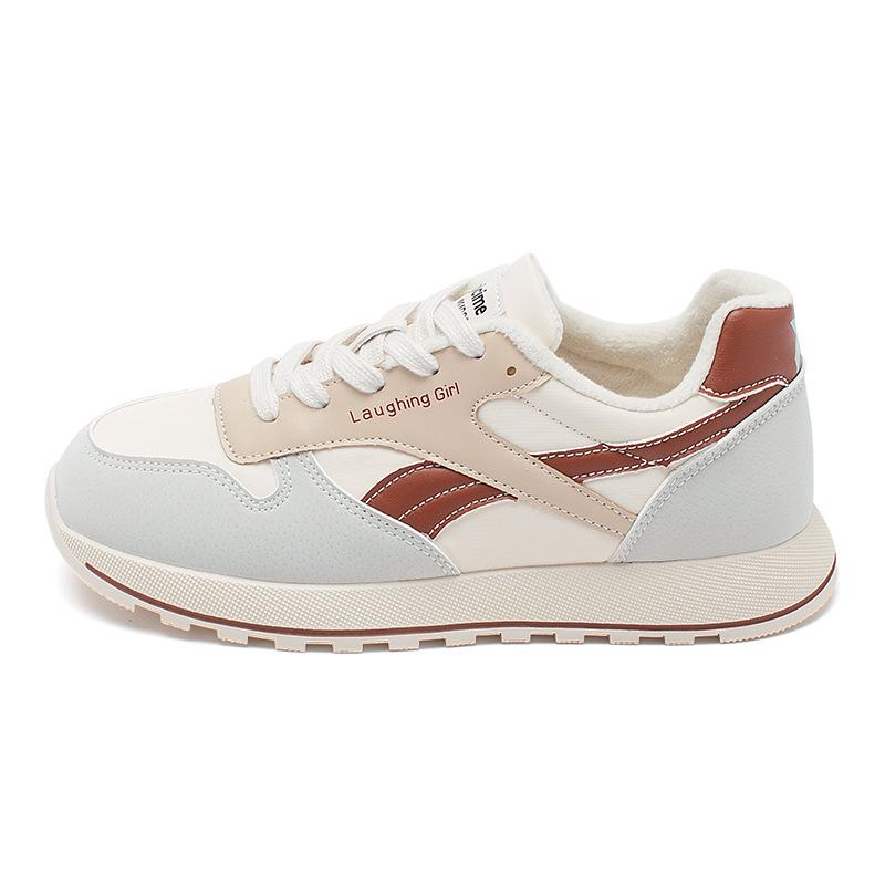 Augustine Sports and Leisure Platform Dad Shoes 2025 Autumn and Winter New Fashion Velvet Forrest Gump Shoes Women's Ins Tide