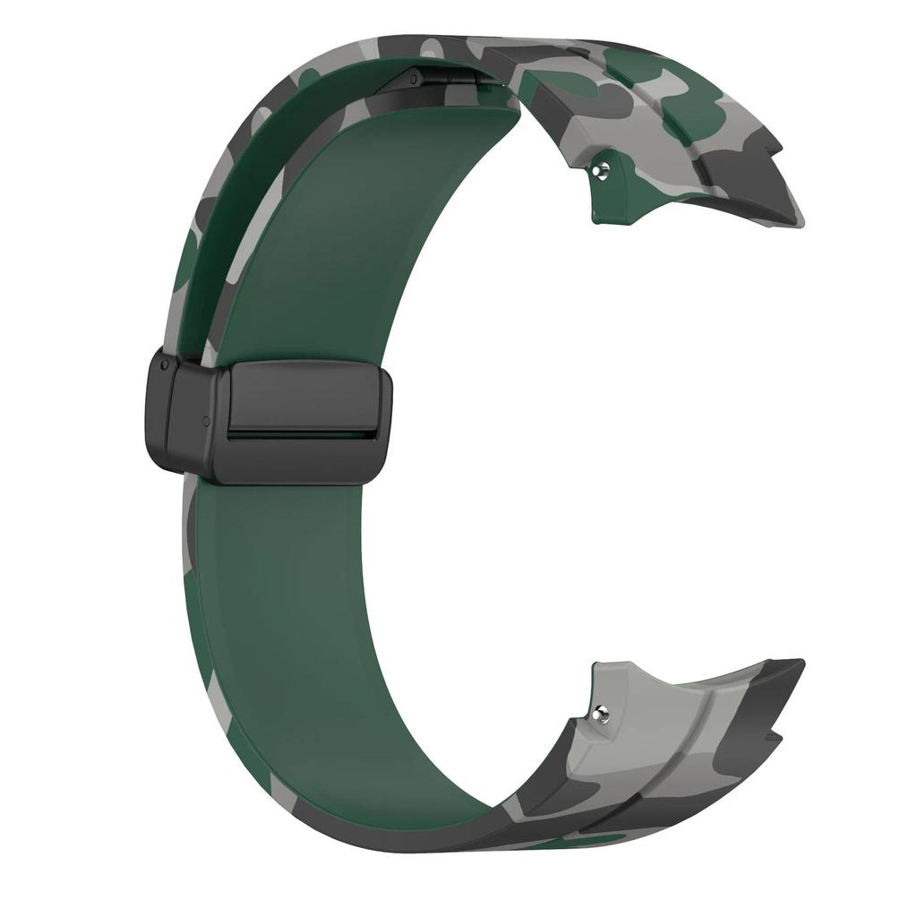 Camouflage Silikonarmband für Samsung Galaxy Watch 7/6/5/4 40mm 44mm/Classic 47mm 43mm Armband für Samsung Watch 5pro 45mm Band