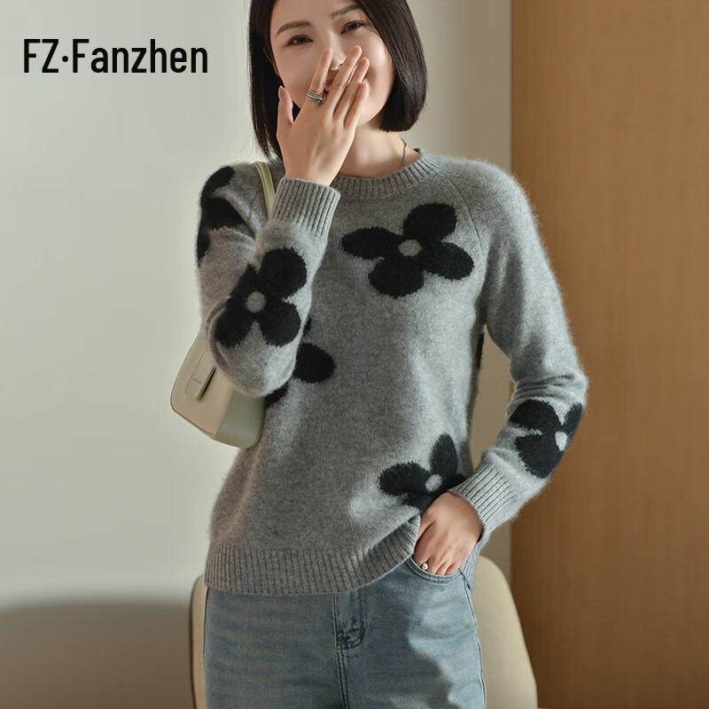 

Женский пуловер Fanzhen из 100% шерсти M