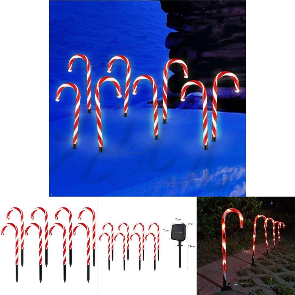 Christmas Led Candy Cane Landscape Light For Garden And Driveway Decor