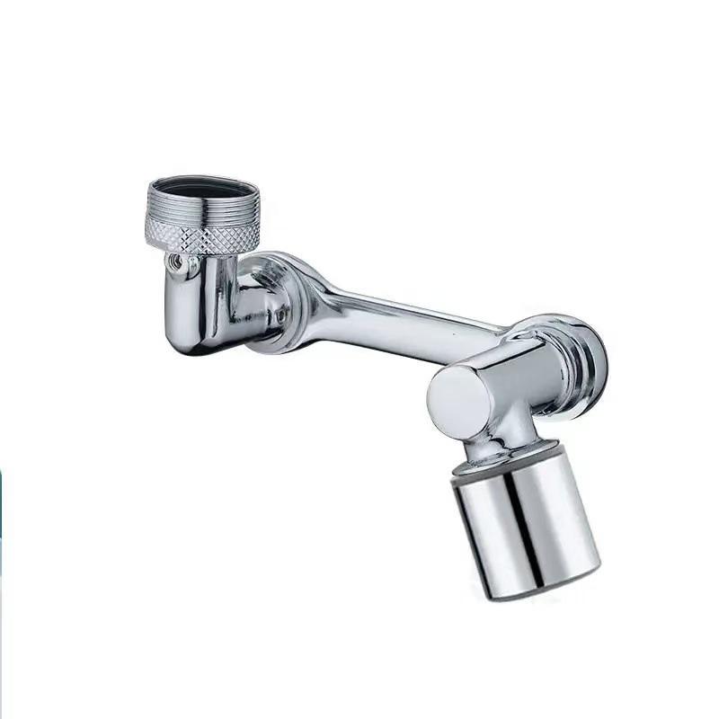Multifunctional Rotatable Kitchen Faucet Extender with Splash-Proof Bubbler