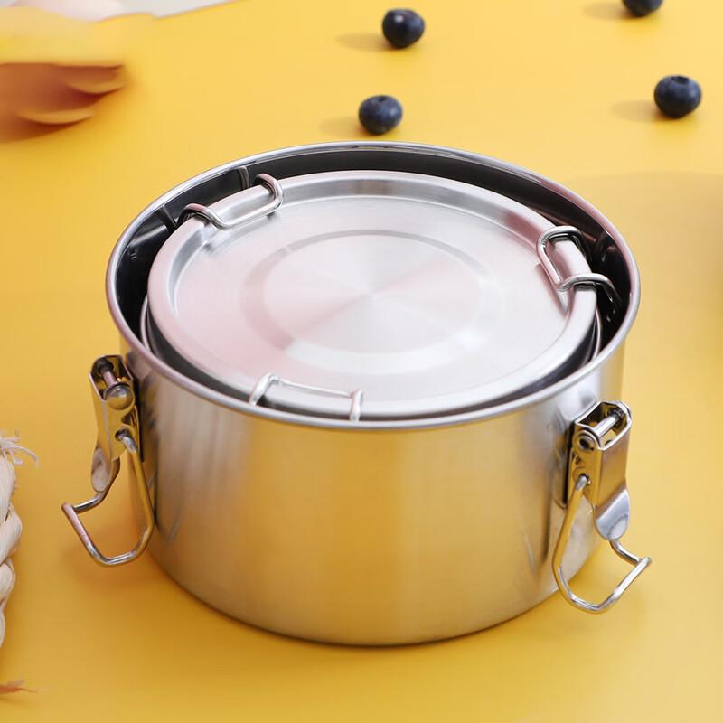 Stainless Steel Round Food Storage Container 12cm, 780ml