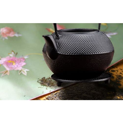 Iron Kettle, Ironware, Nanbu Ironware, Teapot, Kettle, Induction Stovetop Compatible, Iron Kettle, Iron Teapot with Tea Strainer, Stylish, Iron Supple