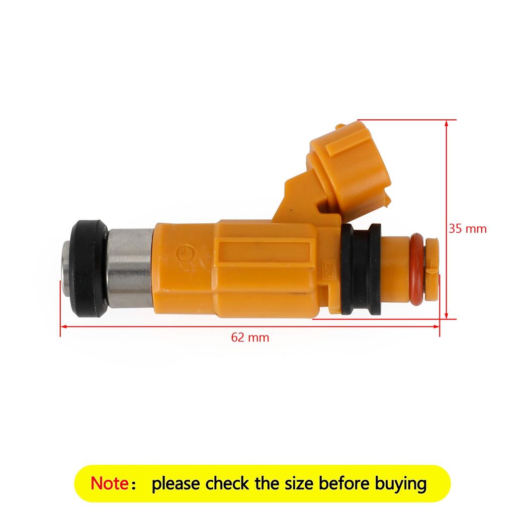 2PCS 49033-1057 Fuel Injectors INP-786 for Kawasaki 2000-2008 Vulcan 1500 1600 PN