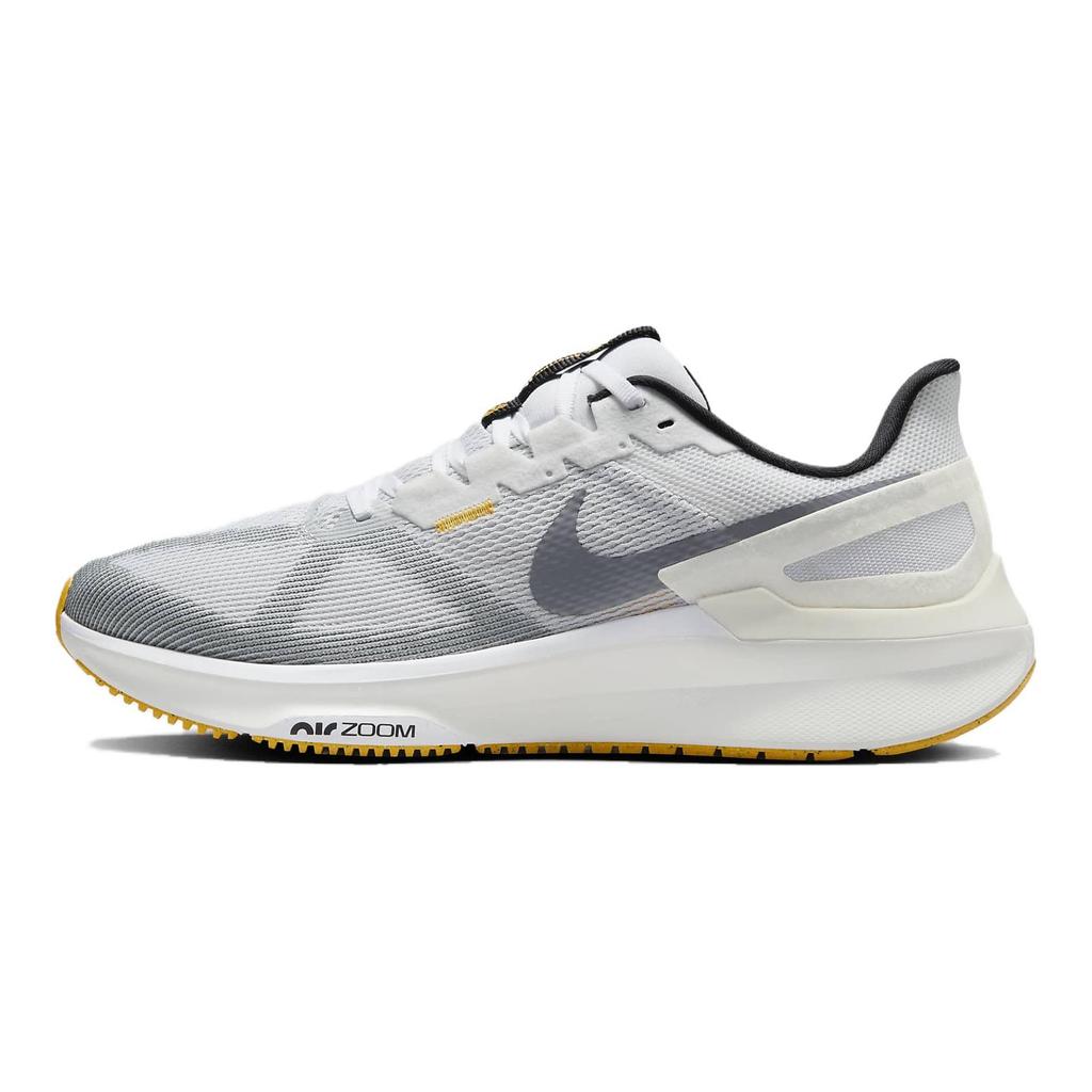 Nike Structure 25 White Laser Orange Smoke Grey Black Running Shoes DJ7883-110