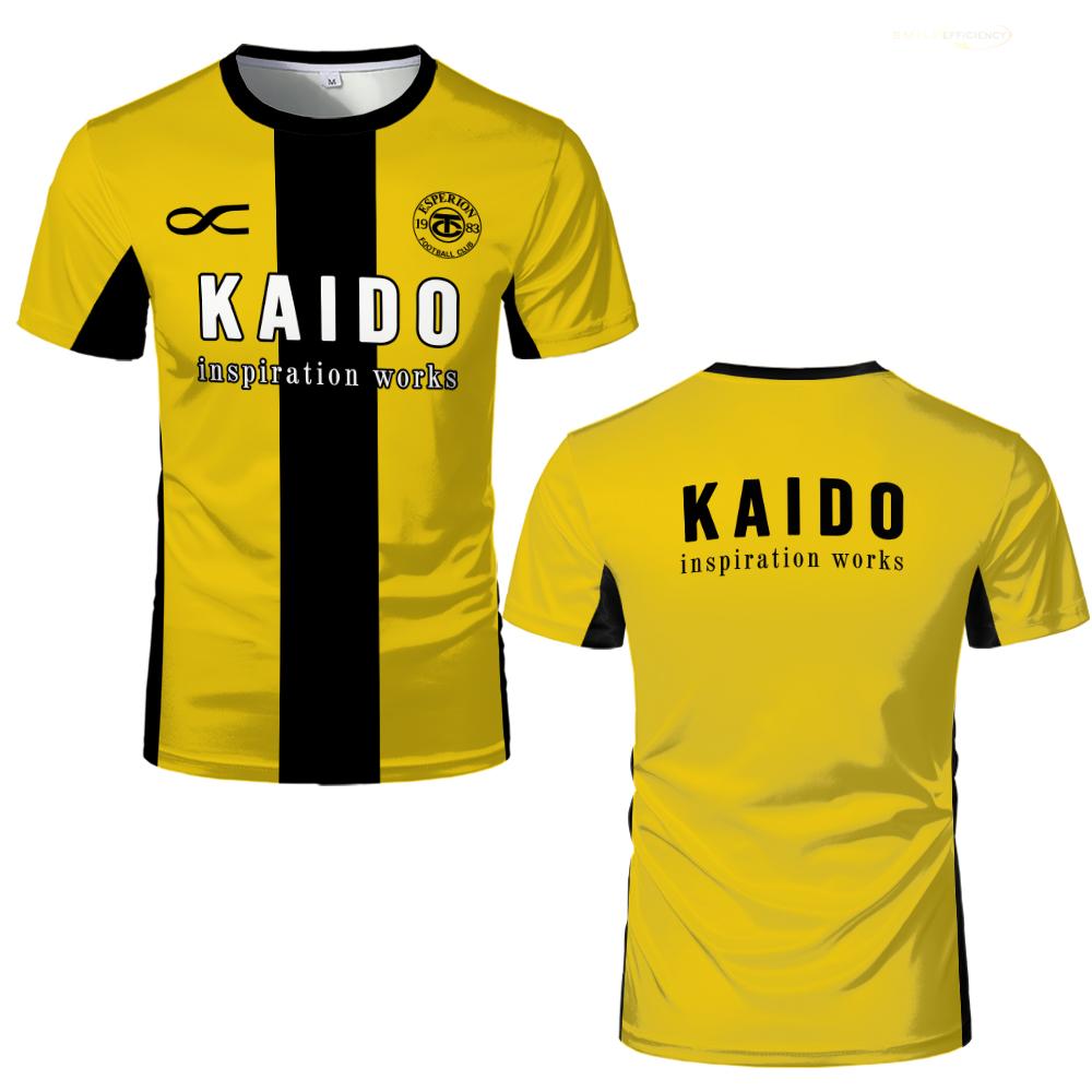 Japonské Anime Ao Ashi Cosplay Dres Outdoorové Sportovní Prodyšné Fotbalové Tričko Ashito Pánské Street Fashion Ležérní Trička s Kulatým Výstřihem