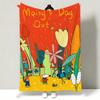 Cartoon M-Maisy M-Mouse Throw Soft Warm Flannel Throw Blanket, Multi-use for Sofa Bed Office Nap