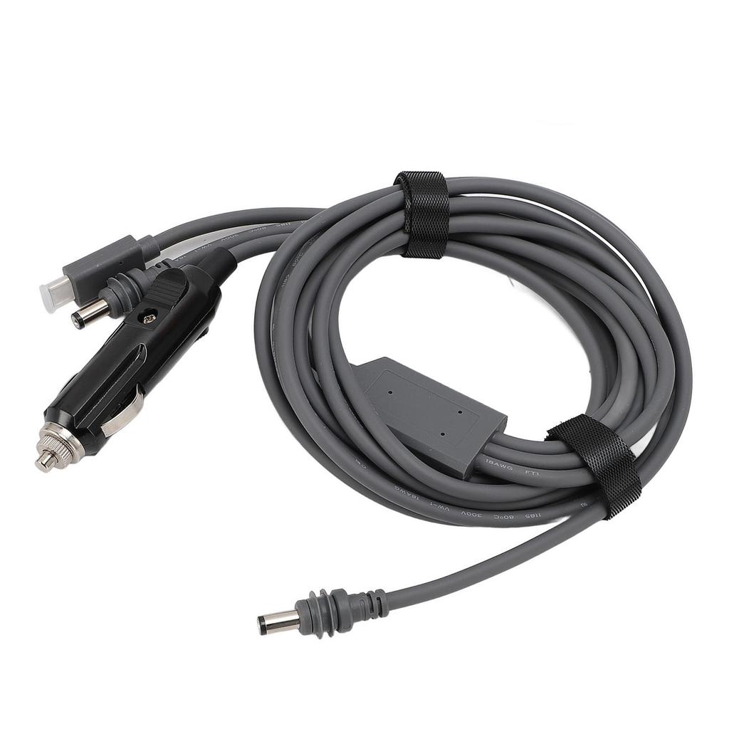 3 In 1 Power Cable DC Male Plug To Type C PD100W Car Charger Adapter Cord for Mini Satellite Device