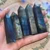 Natural Labradorite Hexagonal Crystal Column