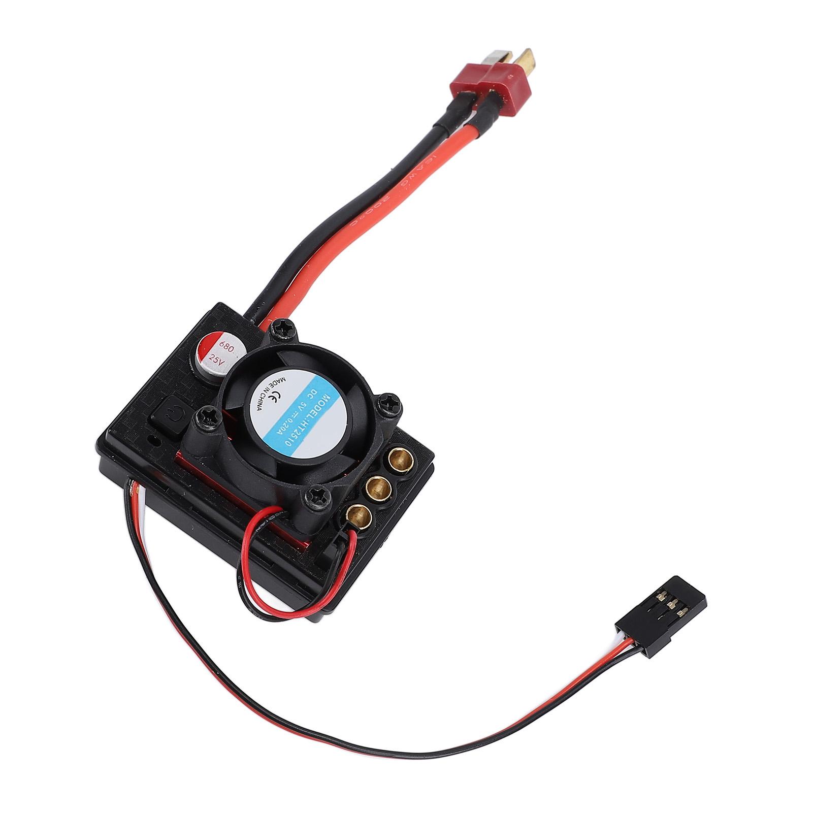 

35A RC Безколекторний ESC Пульт Дистанційного Керування Модель Автомобіля Модифікація Аксесуар Модернізації Безколекторний ESC з Вентилятором